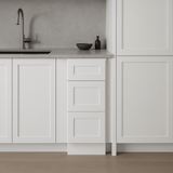 Plywell Shaker Base Cabinet with Drawers - Ready to Assemble