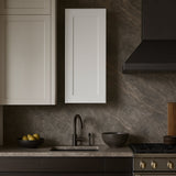 Bremen Cabinetry Shaker Wall Cabinet with Adjustable Shelves, White