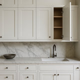Bremen Cabinetry Shaker Wall Cabinet with Adjustable Shelves, White