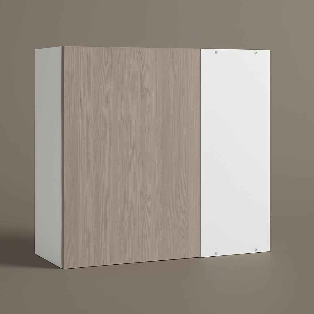 Cambridge Grey Nordic Blind Wall Kitchen Cabinet - Quick Assemble, Modern Style