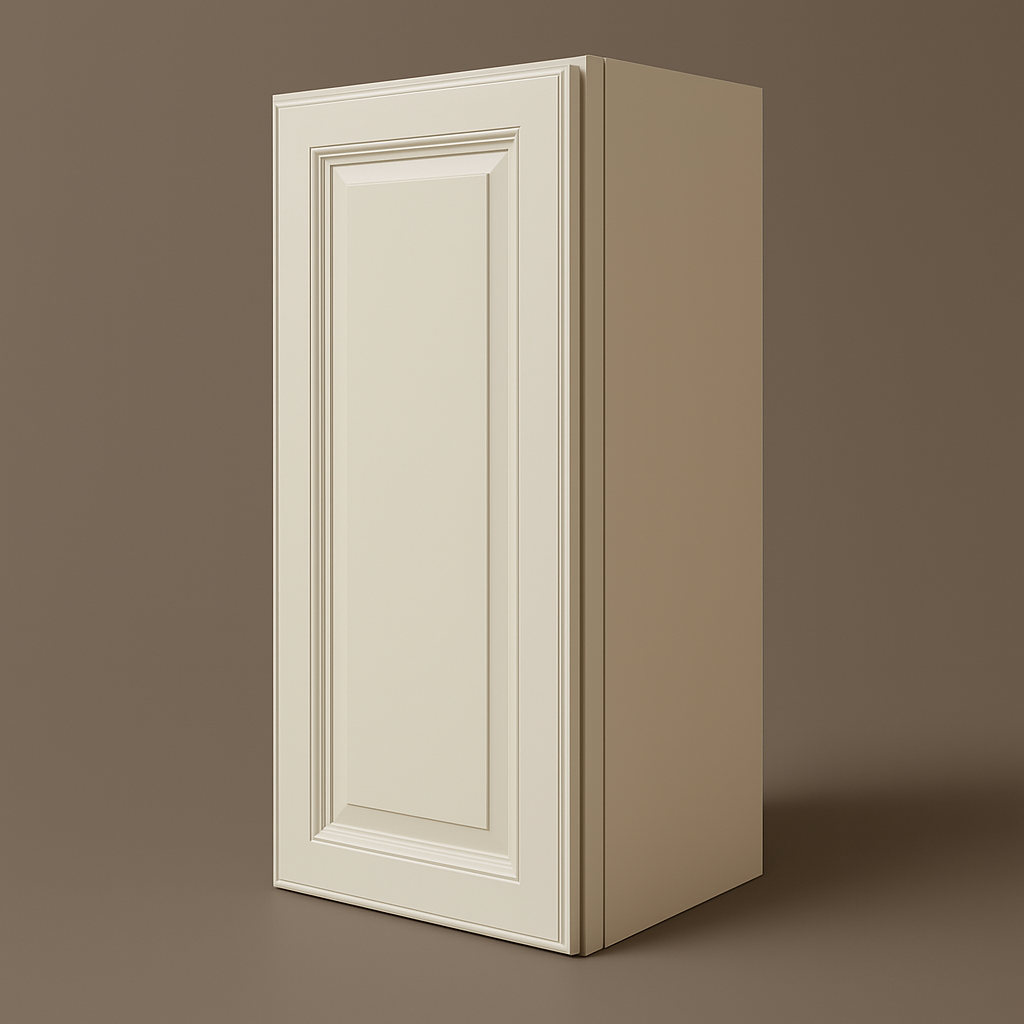 LIFEART CABINETRY Newport Ready to Assemble Wall Cabinet with Adjustable Shelves in Classic White