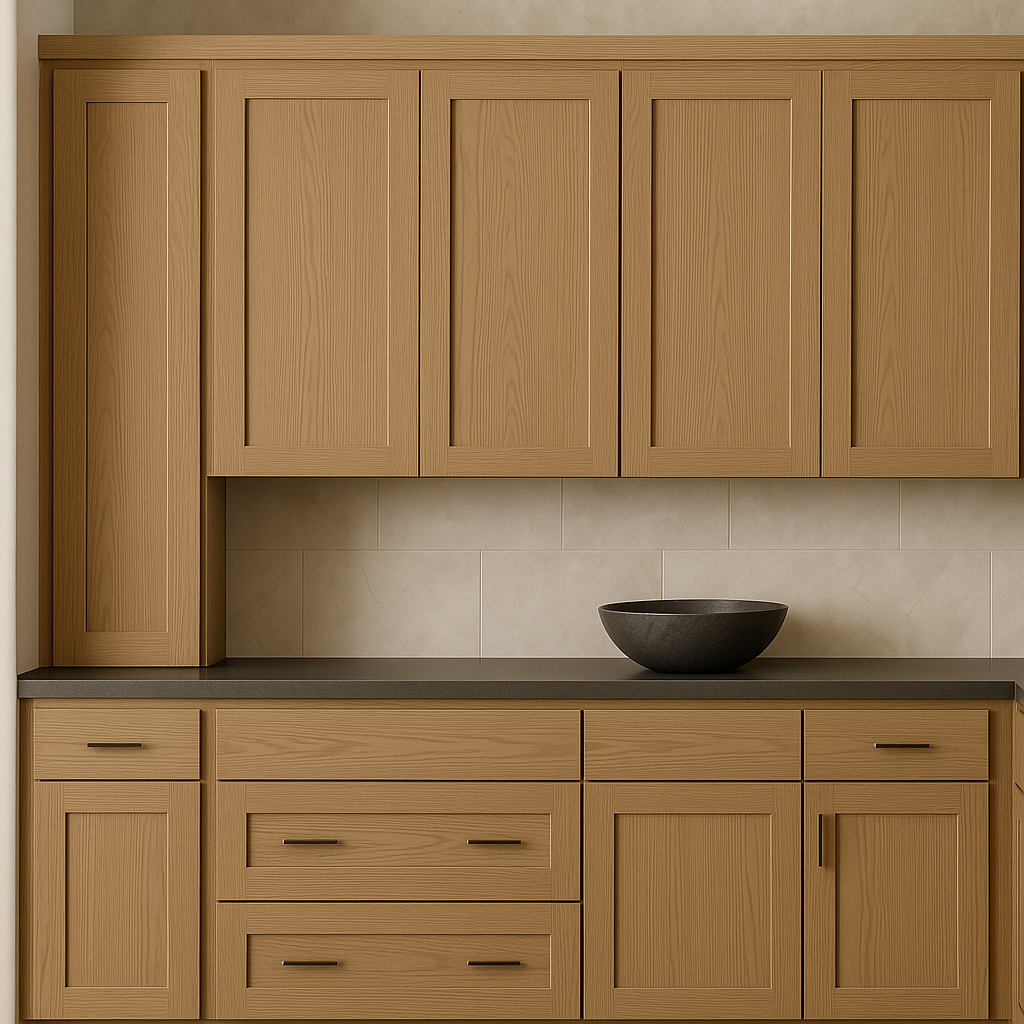Hampton Bay Avondale White Oak Shaker Wall Kitchen Cabinet, 9x12x36 in.
