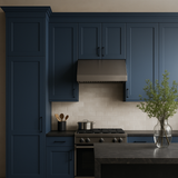 MILL'S PRIDE Valencia Blue Shaker Wall Kitchen Cabinet - 15" W x 12" D x 42" H