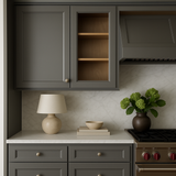 PELHAM & WHITE Keyport Shaker Wall Kitchen Cabinet, Charcoal, 21x12x30 in.