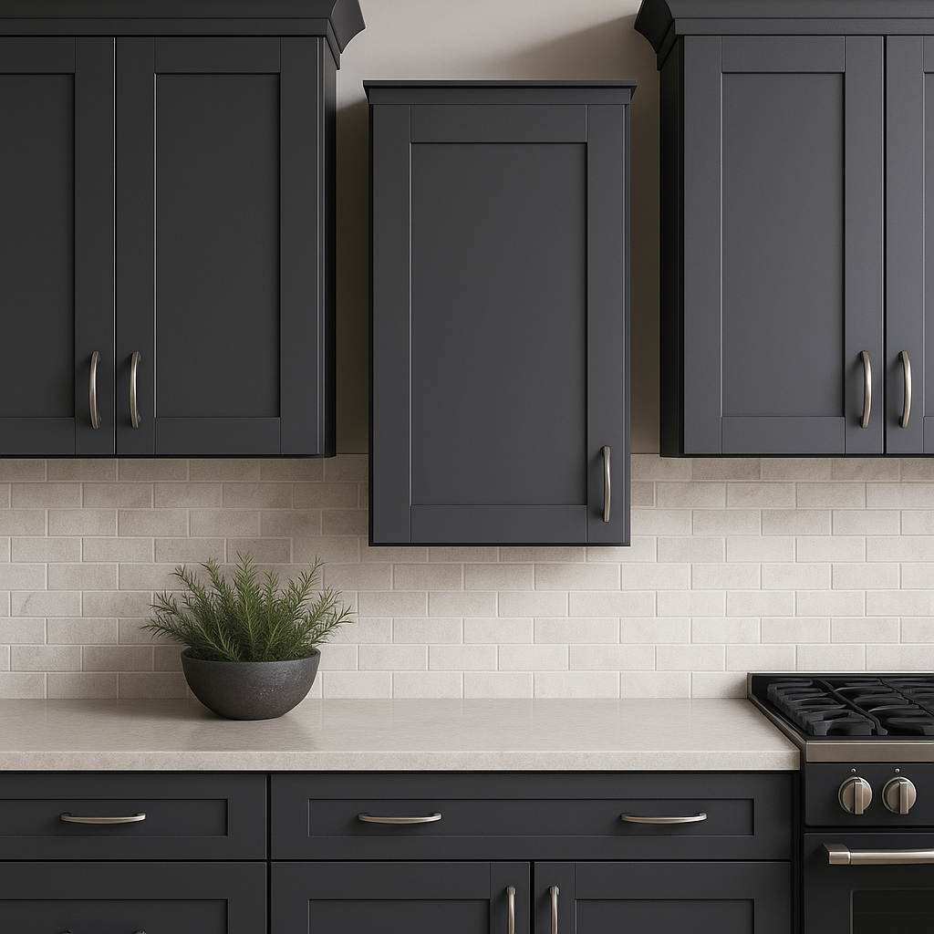 MILL'S PRIDE Richmond Venetian Onyx Plywood Shaker Wall Kitchen Cabinet - 21" W x 12" D x 30" H