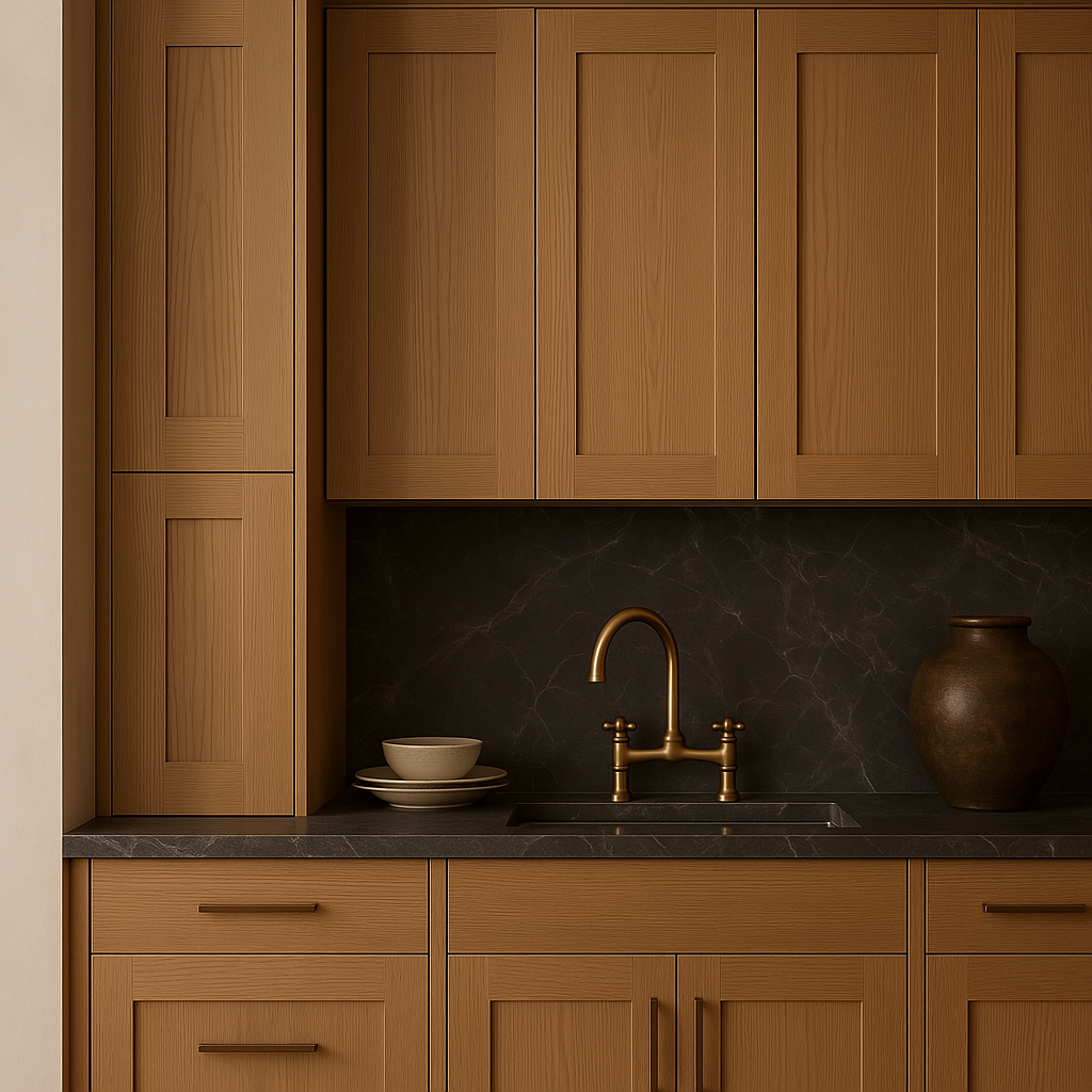 Hampton Bay Avondale White Oak Shaker Wall Kitchen Cabinet, 9x12x30 Inches