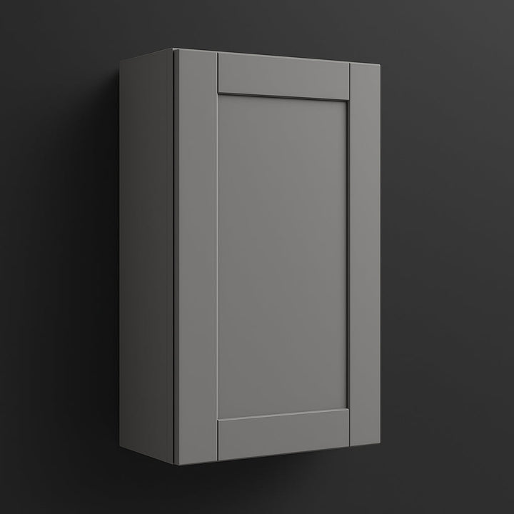 MILL'S PRIDE Richmond Vesuvius Gray Plywood Shaker Wall Kitchen Cabinet