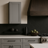 MILL'S PRIDE Richmond Vesuvius Gray Plywood Shaker Wall Kitchen Cabinet