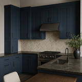 MILL'S PRIDE Valencia Blue Shaker Wall Kitchen Cabinet - Ready to Assemble