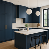 MILL'S PRIDE Valencia Blue Shaker Wall Kitchen Cabinet - Ready to Assemble