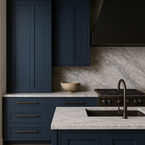 MILL'S PRIDE Valencia Blue Shaker Wall Kitchen Cabinet - Ready to Assemble