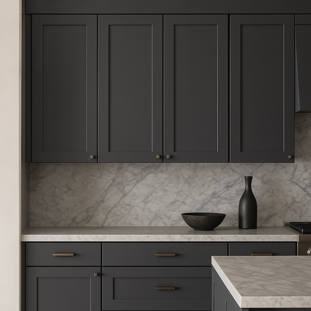 MILL'S PRIDE Richmond Venetian Onyx Plywood Shaker Wall Kitchen Cabinet, 18x12x36 in