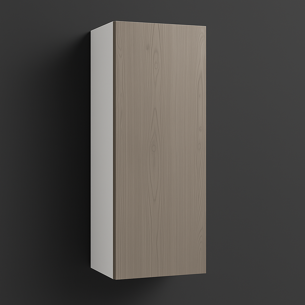 Cambridge Grey Nordic Wall Kitchen Cabinet - Quick Assemble, Modern Style