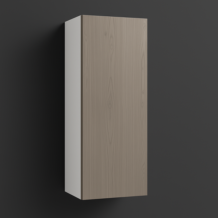 Cambridge Grey Nordic Wall Kitchen Cabinet - Quick Assemble, Modern Style