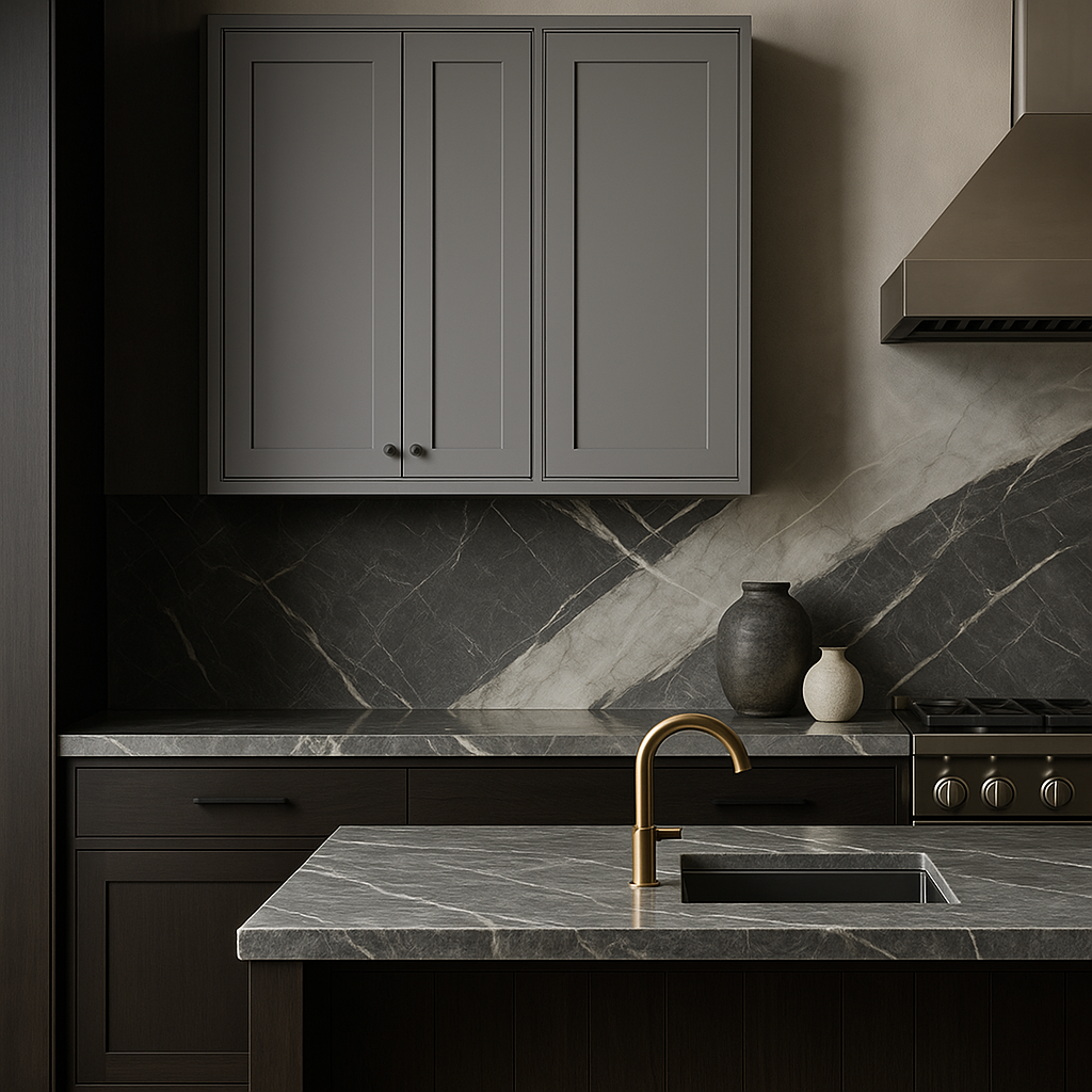 Unbranded Shaker Graystone Wall Kitchen Cabinet, 15 in. W x 12 in. D x 36 in. H