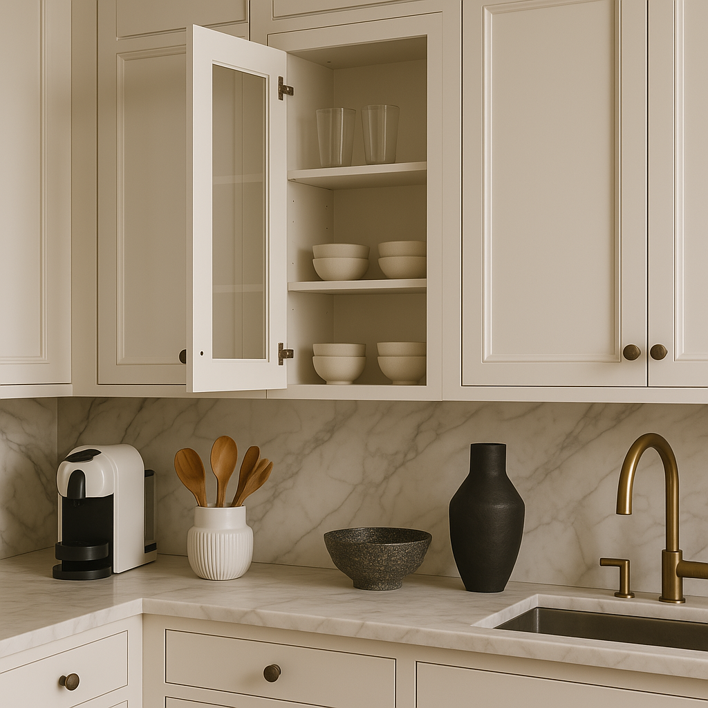 RoomyLife Traditional White Wall Kitchen Cabinet, 15 in. W x 12 in. D x 36 in. H