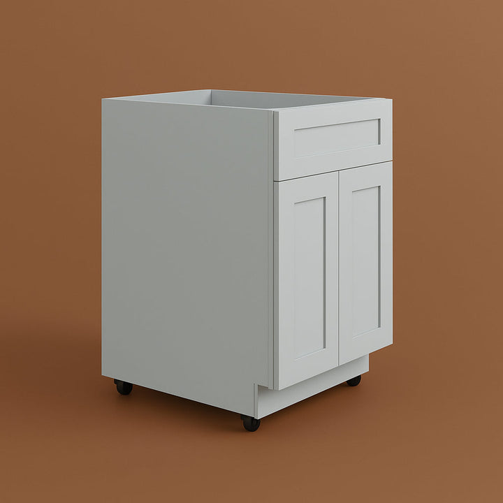 Cambridge Everest 30 in. Shaker Sink Base Kitchen Cabinet in White