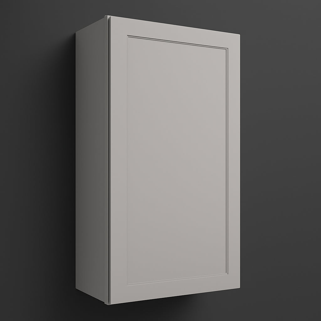 HOMEIBRO Shaker Dove Plywood Wall Cabinet, 21 in. W x 12 in. D x 42 in. H, Ready to Assemble
