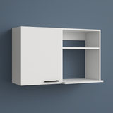 Amucolo White Wood Wall Kitchen Cabinet - Ready to Assemble