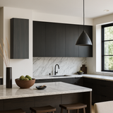 Cambridge Carbon Marine Wall Kitchen Cabinet - Quick Assemble, Modern Style