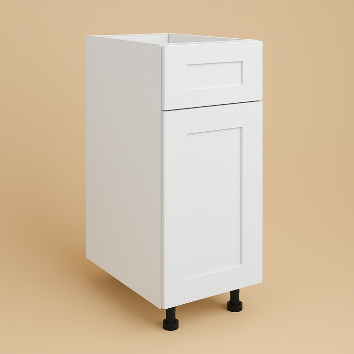 Cambridge Everest White Shaker Base Kitchen Cabinet, Ready to Assemble