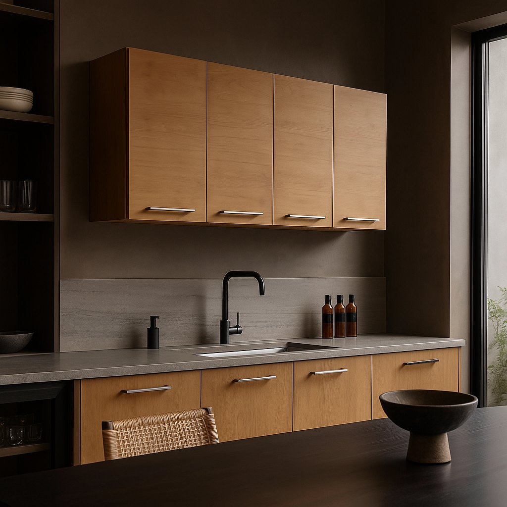 Unbranded Natural Oak Wall Kitchen Cabinet - 47" x 13" x 23"