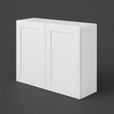 HOMLUX Shaker White Ready-to-Assemble Wall Kitchen Cabinet, 36x12x24 in.