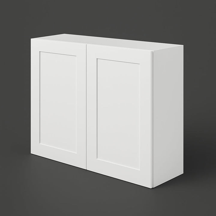 HOMLUX Shaker White Ready-to-Assemble Wall Kitchen Cabinet, 36x12x24 in.
