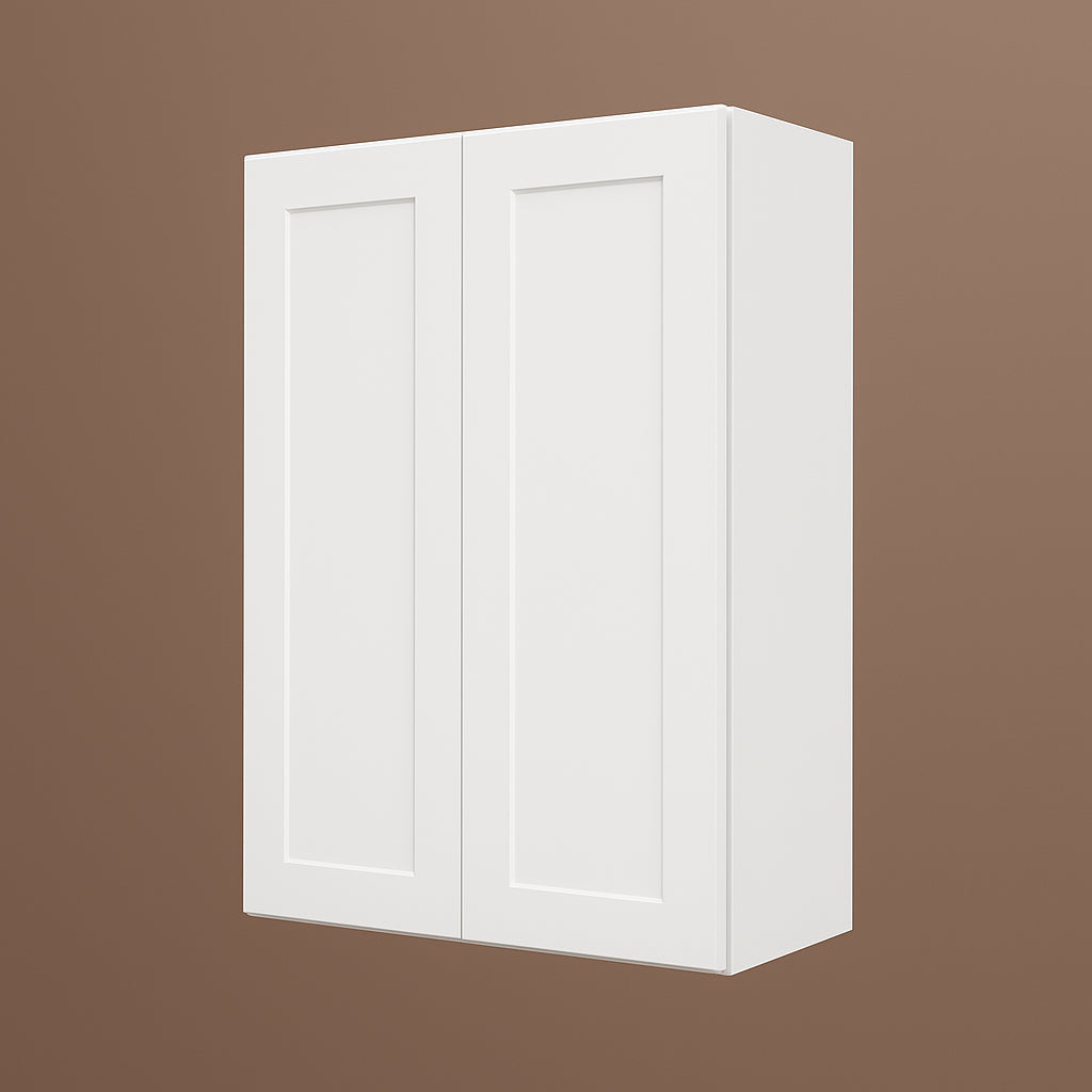 HOMLUX Ready-to-Assemble Shaker White Wall Kitchen Cabinet, 27x12x36 Inches