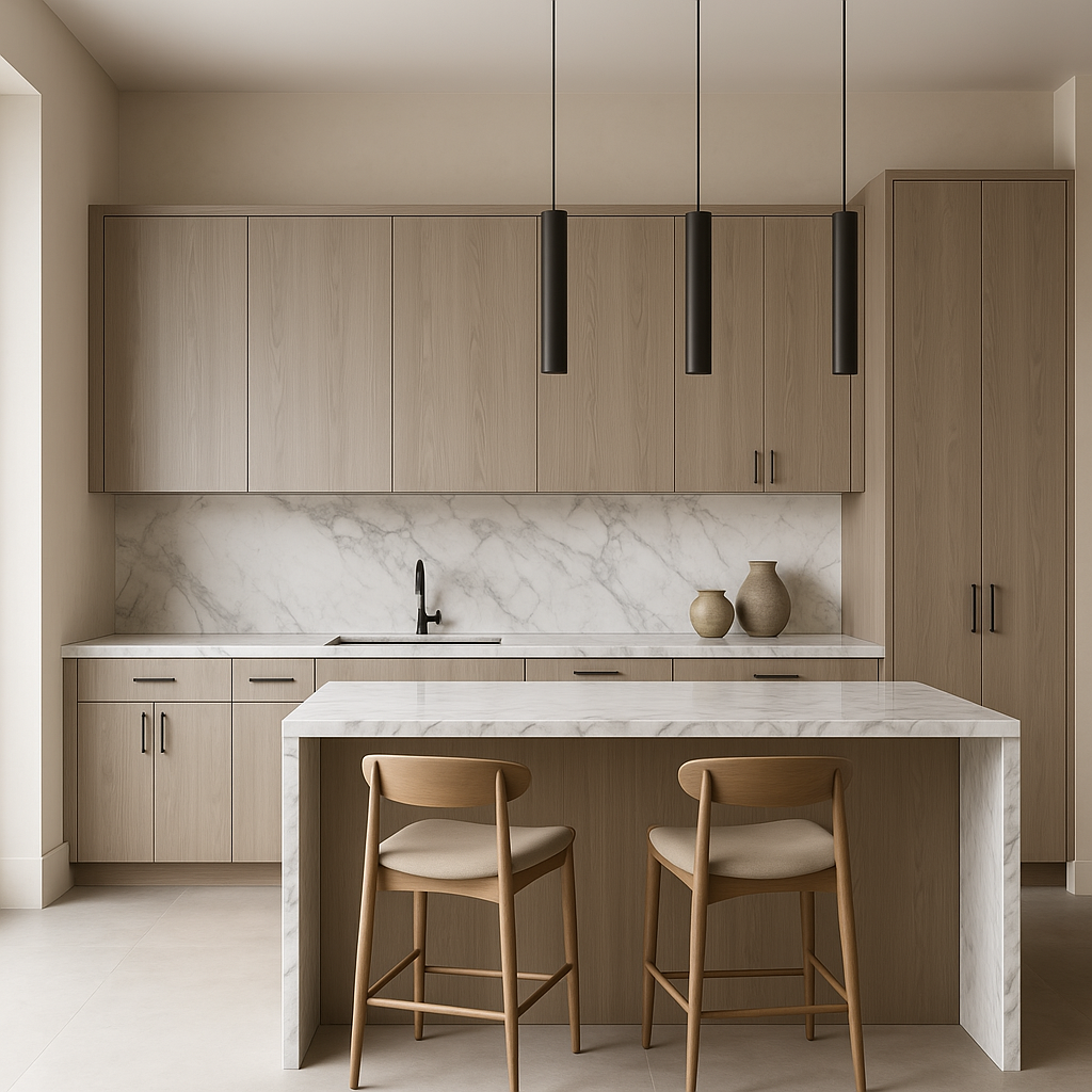 Cambridge Grey Nordic Wall Kitchen Cabinet - Quick Assemble, Modern Style