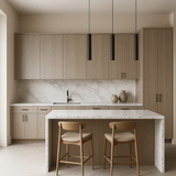 Cambridge Grey Nordic Wall Kitchen Cabinet - Quick Assemble, Modern Style