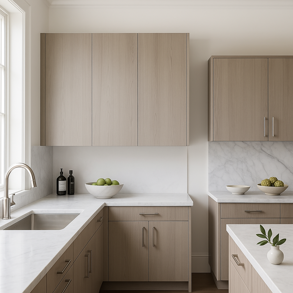 Cambridge Grey Nordic Wall Kitchen Cabinet - Quick Assemble, Modern Style