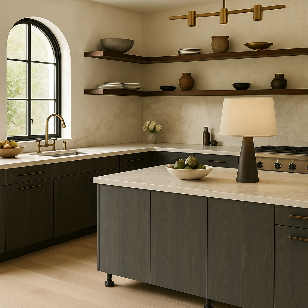 Cambridge Carbon Marine 33 in. Base Kitchen Cabinet - Quick Assemble Modern Style