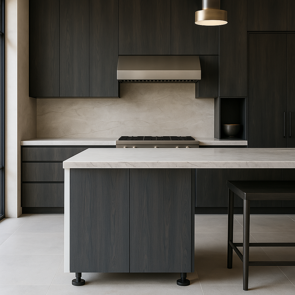 Cambridge Carbon Marine 27 in. Base Kitchen Cabinet - Quick Assemble Modern Style