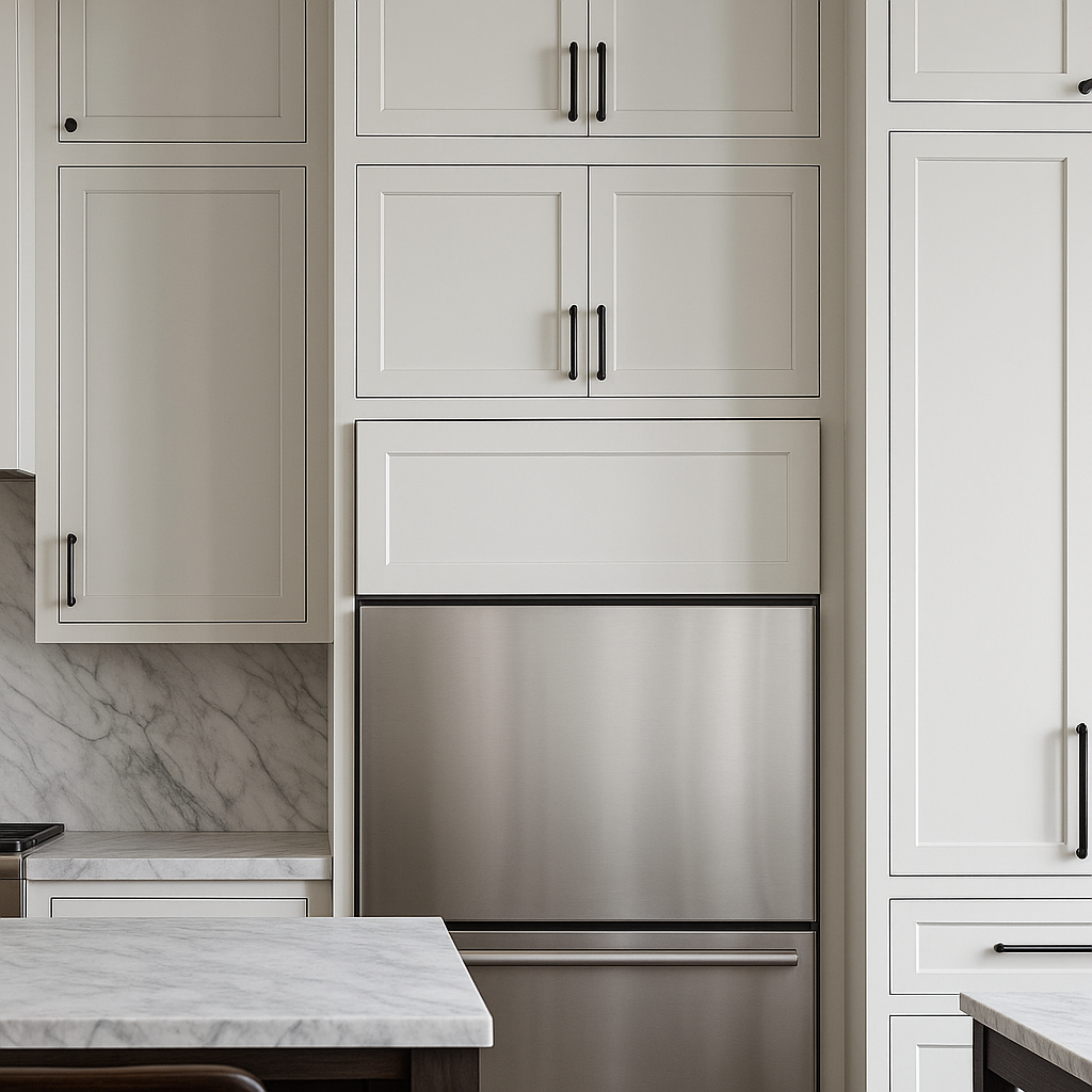 HOMLUX Ready-to-Assemble Shaker White Kitchen Cabinet, 36x24x18 Inches