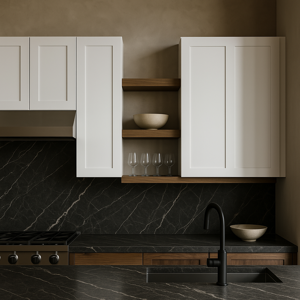 Cambridge Everest 21 in. Shaker Wall Kitchen Cabinet in White