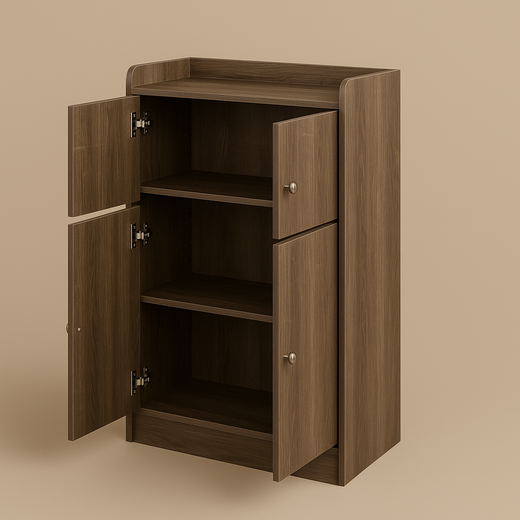 Unbranded Dark Oak Ready-to-Assemble Kitchen Cabinet - 23.6" W x 10.6" D x 39.3" H