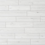 Ashford Woodville Blanco Matte Ceramic Tile - 8 x 24, Durable Wood Look