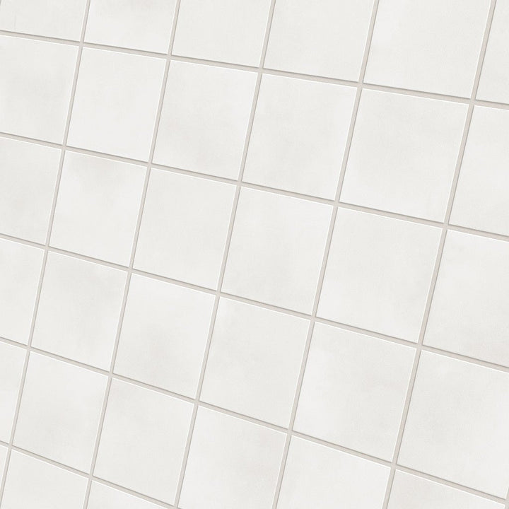 Vetta Elements Luxe Sand Square Matte Porcelain Mosaic Tile 12x12 - Durable Cement Look