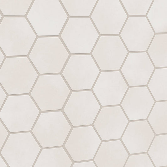 Vetta Elements Luxe Sand Hexagon Matte Porcelain Mosaic Tile - 12 x 12, Matte Finish, Durable and Waterproof