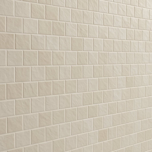 Villa Zellige Ivory Offset Matte Porcelain Mosaic Tile 12 x 12