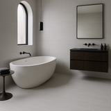 Vetta by Crossville Lenox White Porcelain Tile 12 x 24 Matte Finish