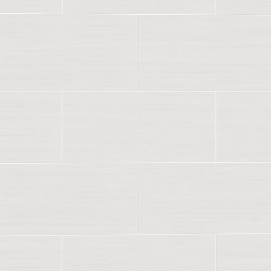 Vetta by Crossville Lenox White Porcelain Tile 12 x 24 Matte Finish