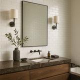Canvas Glossy White Porcelain Tile - 2 x 6