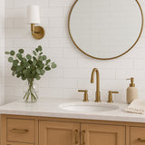Canvas Meringue Matte Ceramic Tile - 4 x 16 Inches