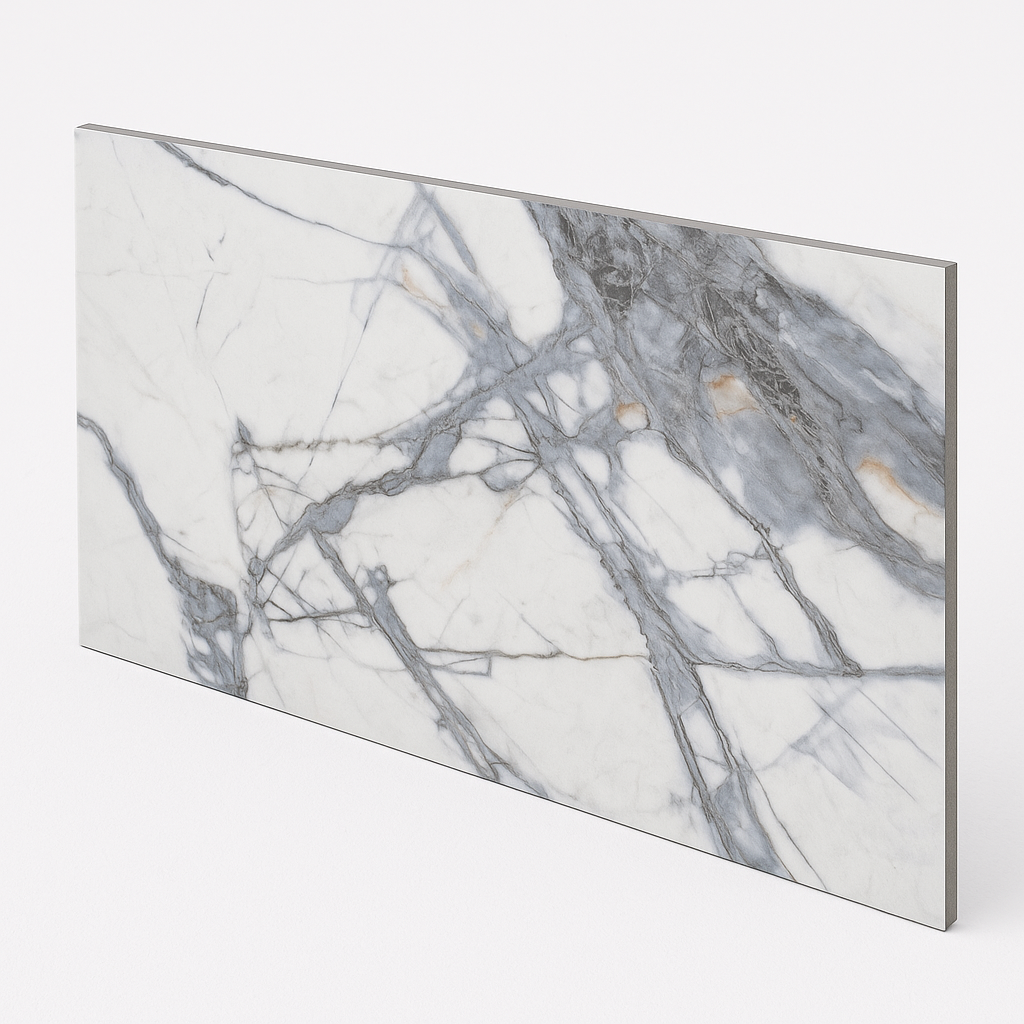 Montalcino Emilia Porcelain Tile - 12 x 24 Matte White