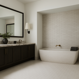 Moda Del Mar Limestone Ivory Porcelain Tile - 2 x 8