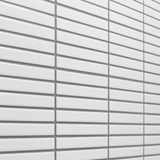 Festival White Stack Porcelain Mosaic Tile - 11 x 12 High Gloss