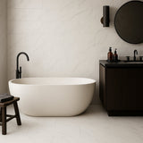 Castille Tauleto Bianco Matte Porcelain Tile - 12 x 24
