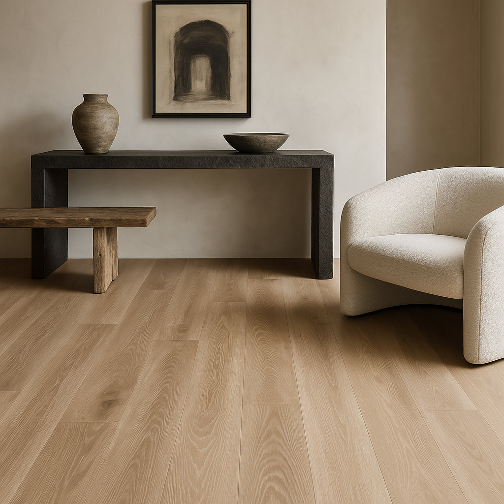 CALI Aqua Tough Premium Seaboard Oak Vinyl Plank Sample - Waterproof, Scratch Resistant